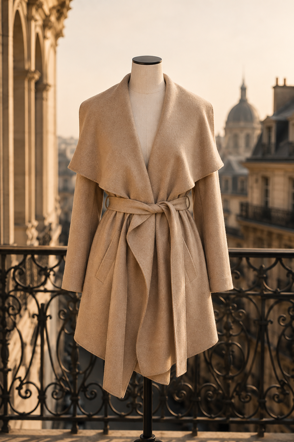 Trench-Coat à taille ajustable