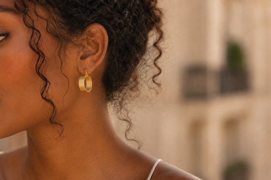 Boucles d'oreilles Violette