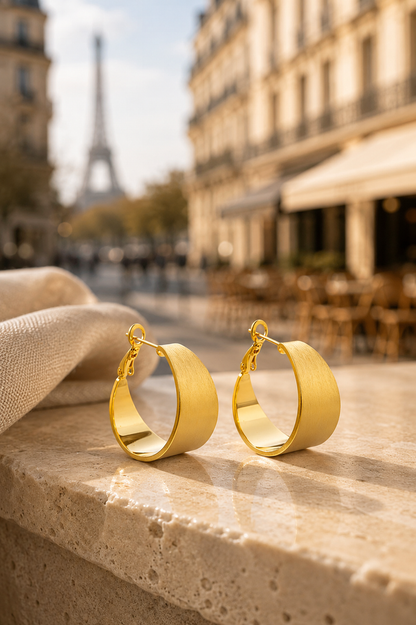 Boucles d'oreilles Violette