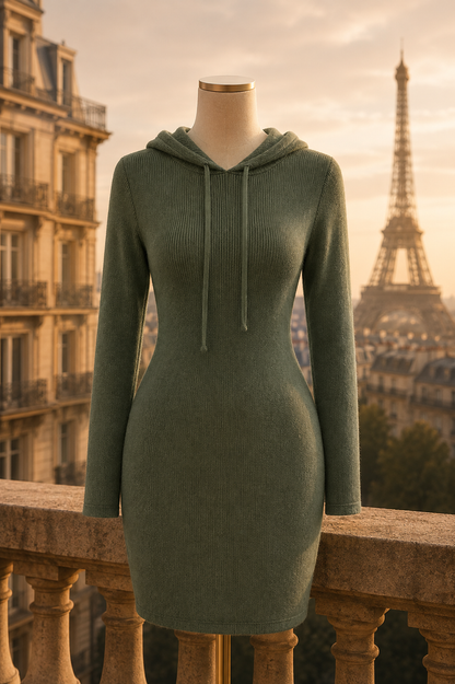 Robe á manches longues Aura Dorée