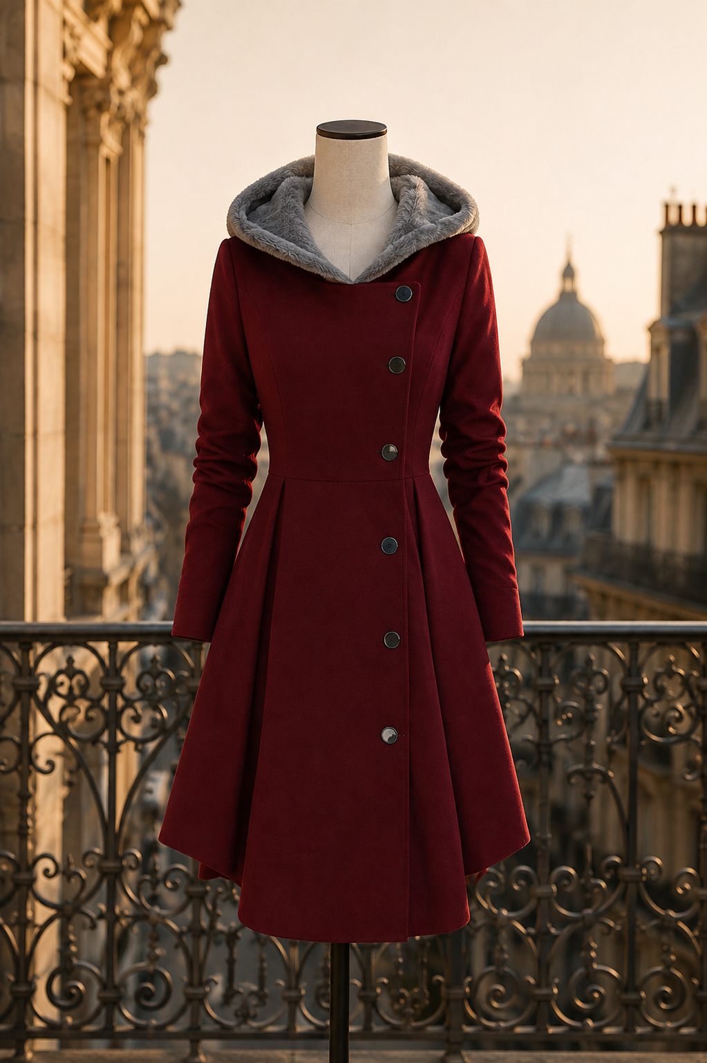 Trench-Coat Noël Bombshell